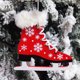 thumbnail image 1 of Adornos navideños Fiudx trineo colgante de madera hueco y esponjoso 2 piezas, 1 of 6