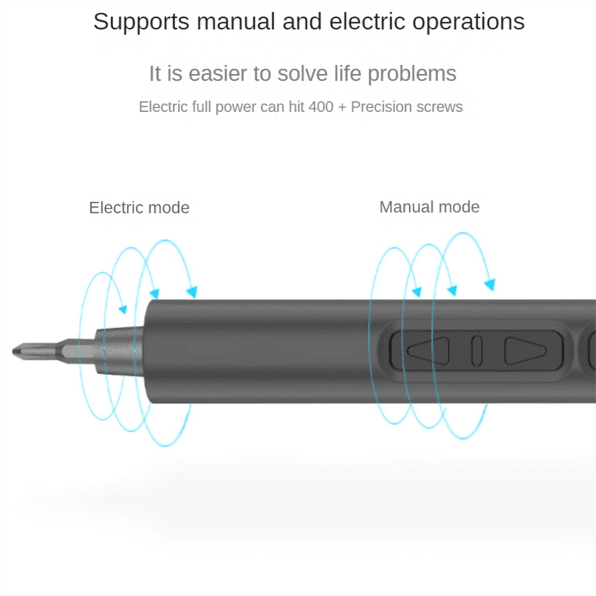 Mini Electric Screwdriver, 28 in 1 Electric Screwdriver Kit, Magnetic Electric Precision Screwdriver for Laptop Phone(A)