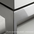 thumbnail image 2 of Wetstyle Stc14fs Cube 17-1/2" H X 14-3/16" Stainless Steel And Polyurethane Foam Shower, 2 of 5