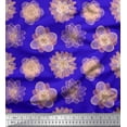 thumbnail image 1 of Soimoi Georgette Viscose Fabric Artistic Flower Decor Fabric Printed Yard 42 Inch Wide, 1 of 1