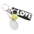 thumbnail image 1 of Mini Lightweight Tennis Racket Racquet Ball Split S Mini Lightweight Tennis Racket Keychains Green 3, 1 of 10