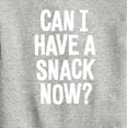 thumbnail image 3 of Instant Message - Can I Have A Snack Now - Toddler & Youth Crewneck Fleece Sweatshirt, 3 of 6
