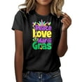 thumbnail image 1 of PMUYBHF T-Shirt Décontracté Mode Femme Col Rond Manches Courtes Imprimé Couleur 1149 TG, 1 of 4