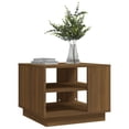 thumbnail image 2 of vidaXL Coffee Table Brown Oak 55x55x43 cm Engineered Wood, 2 of 4