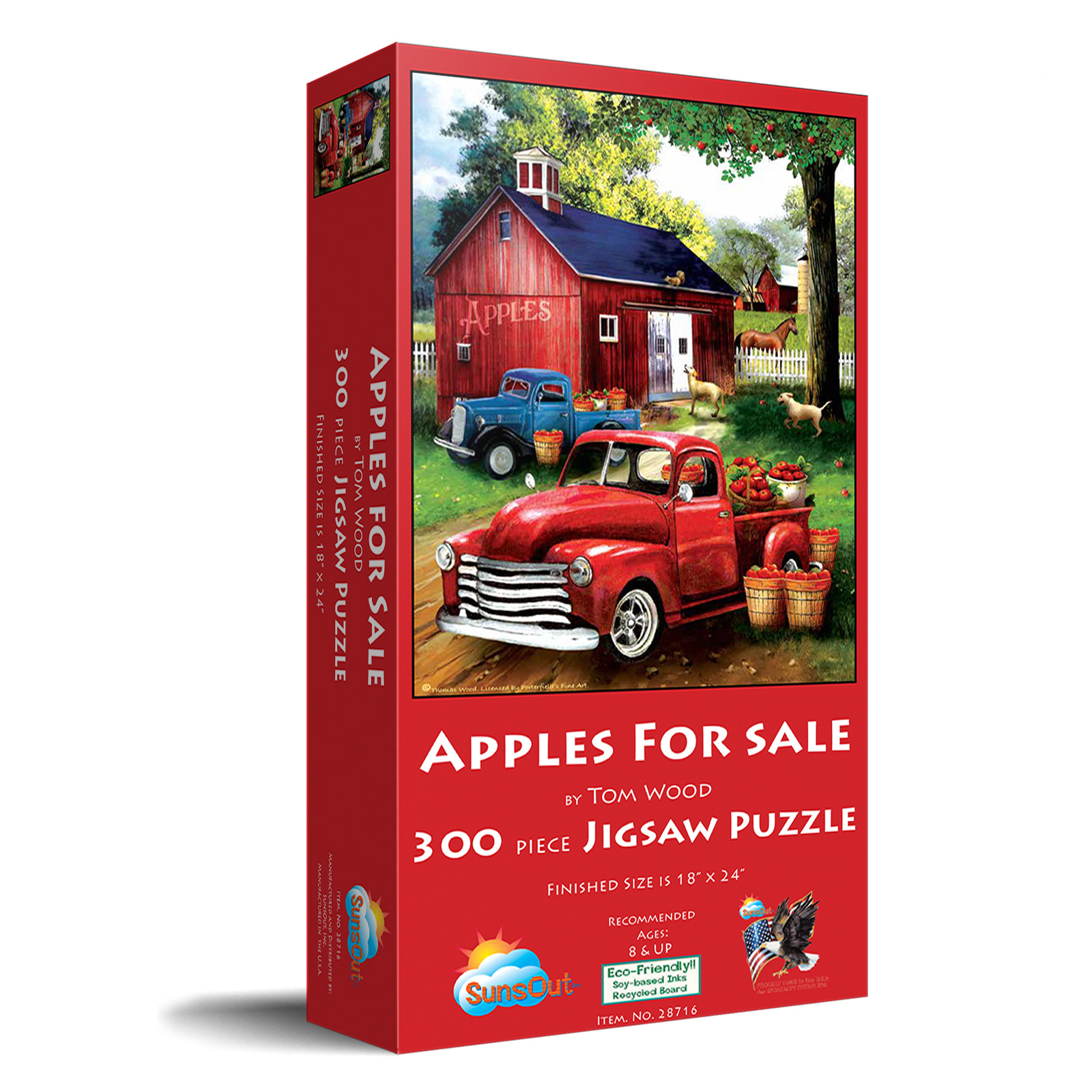 Apples for Sale 300 Piece Jigsaw Puzzle by SunsOut - image 2 of 5