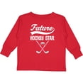 thumbnail image 3 of Inktastic Hockey Star Future Boys or Girls Long Sleeve Toddler T-Shirt, 3 of 5