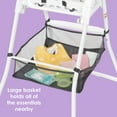 thumbnail image 5 of Baby Trend Flat Fold High Chair - Stellar Black, 5 of 7