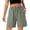 Mint Green, variant on Aboser Women's Casual Shorts for Summer Wide Leg Cotton Shorts Loose Fits Elastic Waist Lounge Shorts Solid Color Beach Vacation Shorts with Pockets