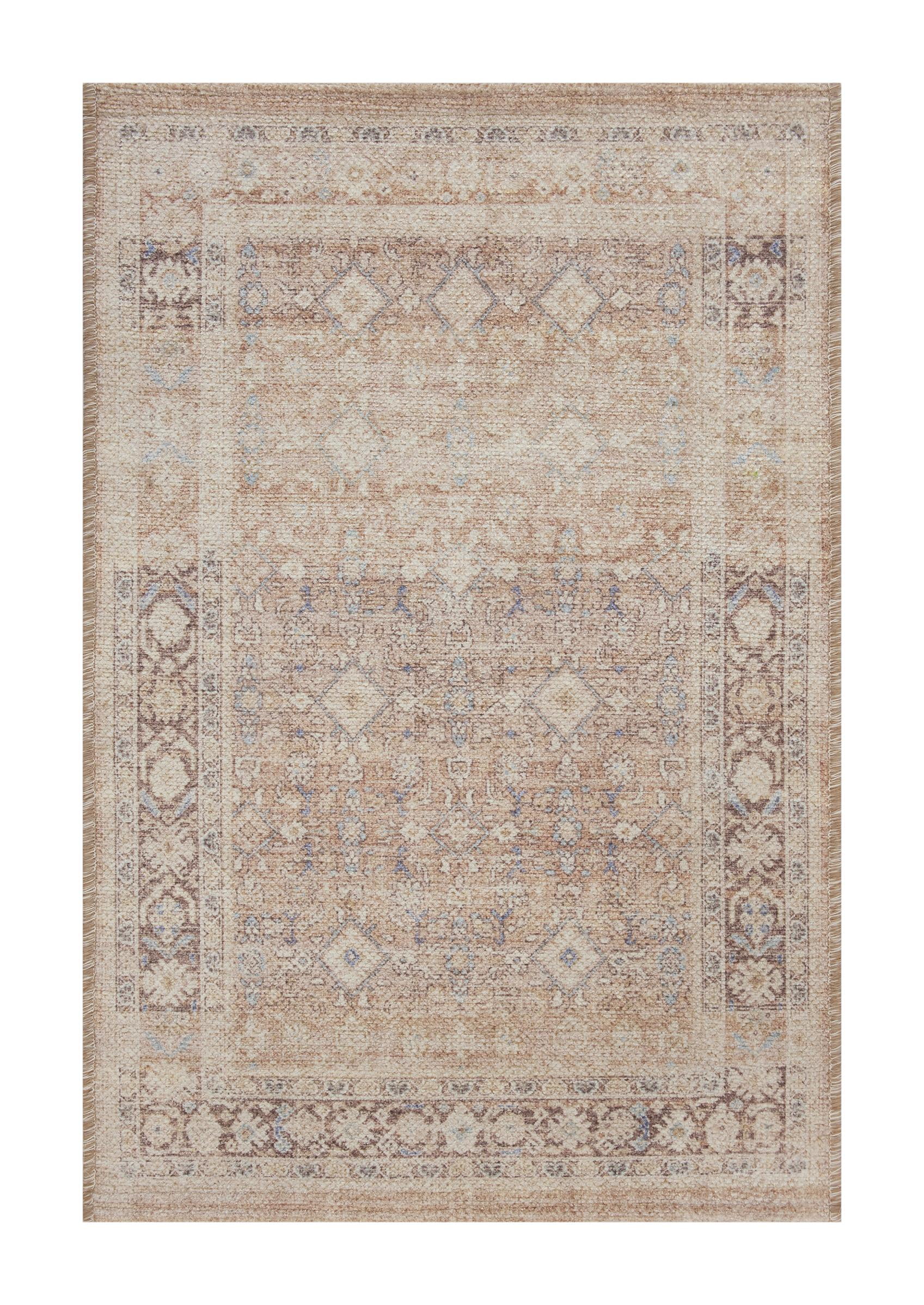 Better Homes & Gardens Brown Diamond Persian Indoor Accent Rug, 24 in x 36 in