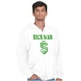 thumbnail image 5 of Cool Rich Man Dollar Sign Money Zip Hoodie Sweatshirt Men Brisco Brands L, 5 of 6