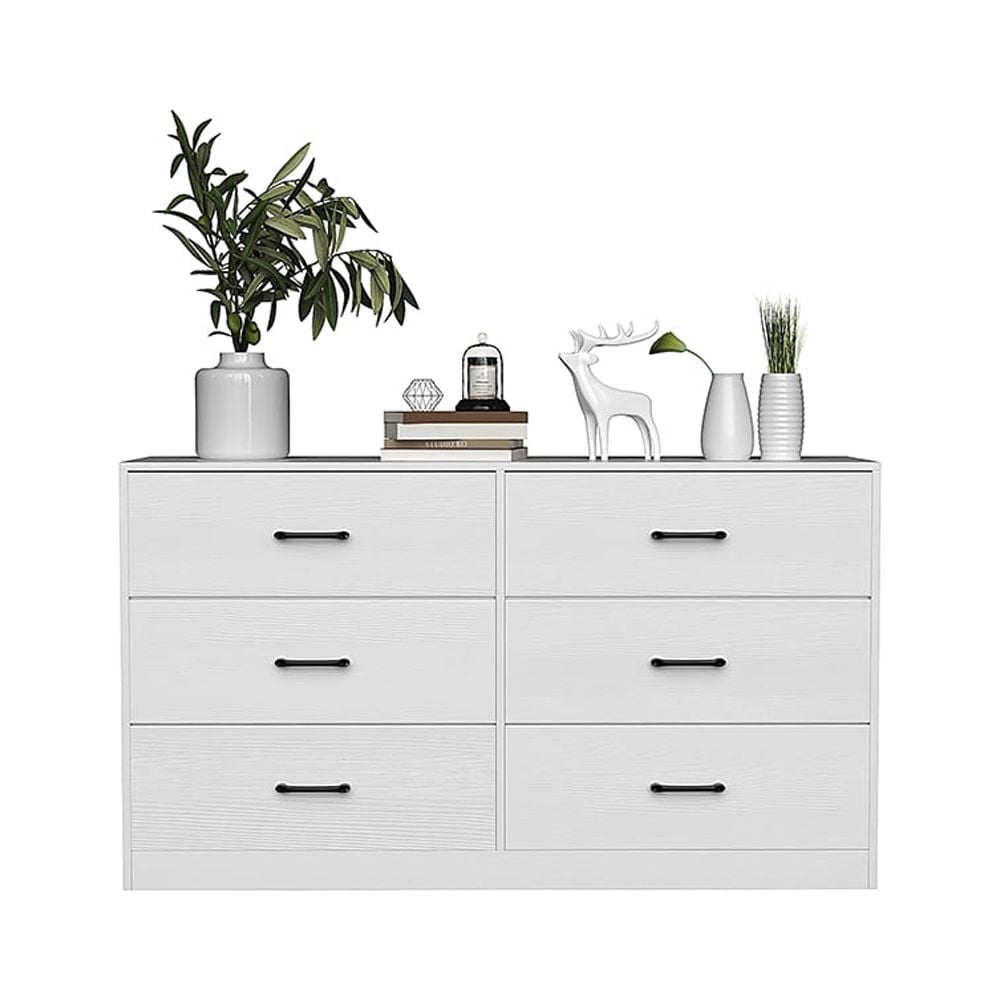 Kadyn White Chest of Drawers, 6 Drawer Dresser for Bedroom, Modern Storage Cabinet for Living Room, Nursery Dresser, Decorative Storage Cabinet for Living Room, Hallway, Entryway Kadyn White Chest of Drawers, 6 Drawer Dresser for Bedroom, Modern Storage Cabinet for Living Room, Nursery Dresser, Decorative Storage Cabinet for Living Room, Hallway, Entryway