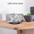 thumbnail image 3 of Projector Adjustable Digital Clock Led Lantern Automatic Bedside Lamps Thermometer Projection Clocks for Bedroom Living Room Black,White Light, 3 of 6