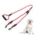thumbnail image 3 of CHICHUMID Two Handle Dog Leash for Traction and Training Red 1Pcs, 3 of 8