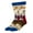 Blue, variant on OoohYeah Mens Funny Colorful Crew Socks, It's Mr Rogers, Novelty Crazy Cotton Socks