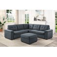 thumbnail image 2 of Isla Collection: Stylish, Spacious 6-Seater Sectional Sofa with Ottoman, 2 of 3