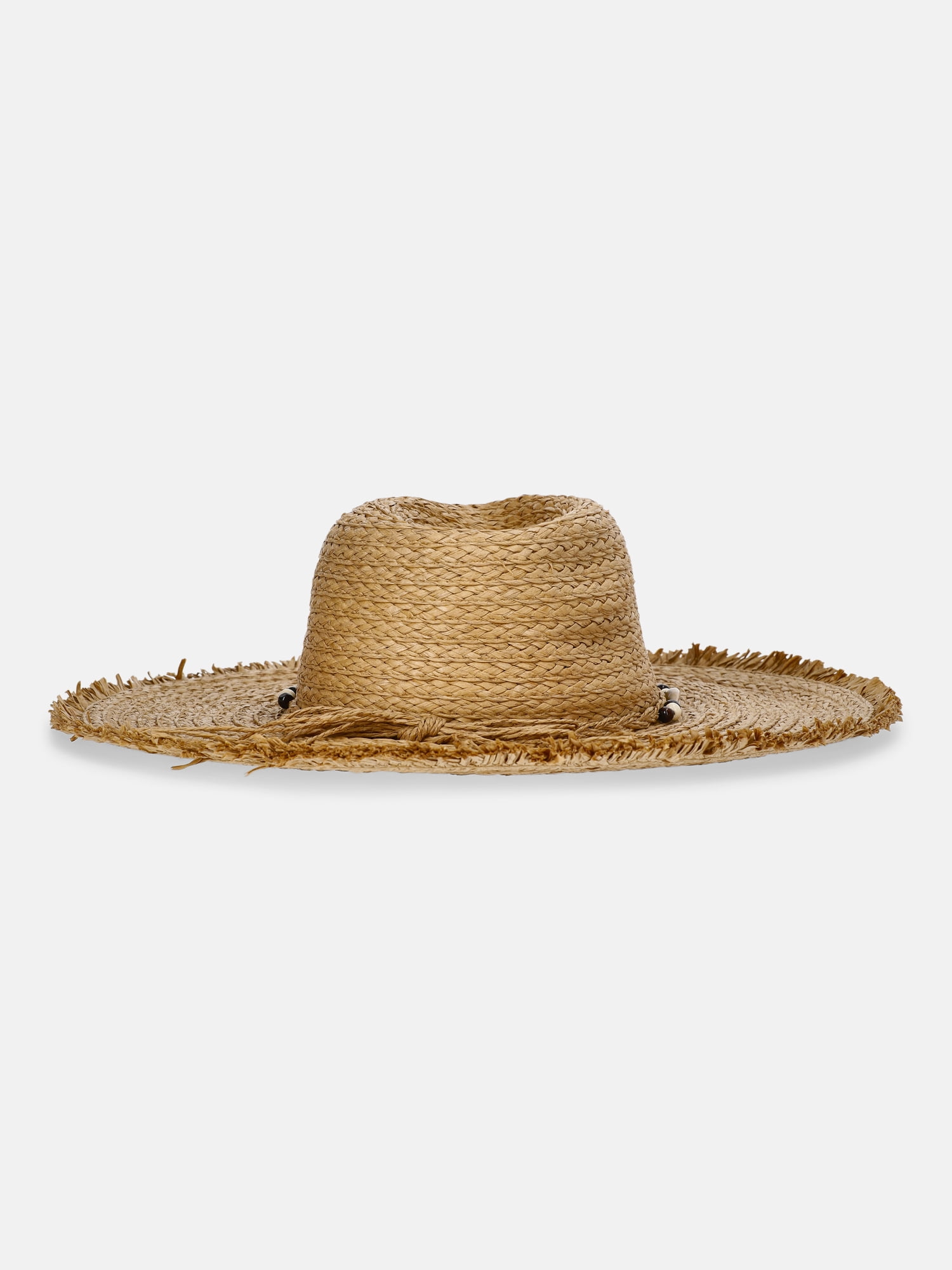 Time and Tru Women's Frayed Brim Hat with Shells