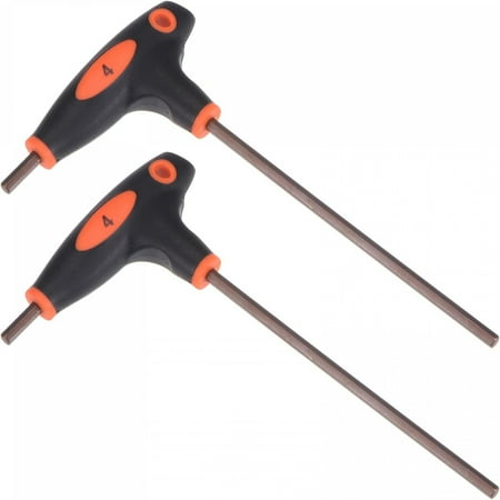 

High-Quality Durable T-Handle Hex Key Wrench Set - Set of 2 Precise S2 Steel Spanners for 4mm Metric Size - Ideal for DIY Projects & Repairs Requiring Accuracy and Precision