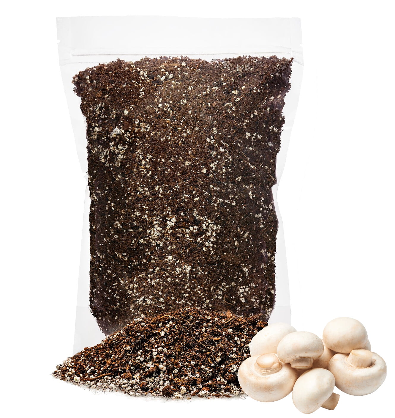 ⭐ Premium Organic Potting Soil for Mushrooms (2 Quart Bag)