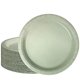 thumbnail image 4 of Vajilla desechable de Color verde salvia para fiesta, plato de papel, vaso de papel tisú, cuchillo, tenedor, cuchara, suministros para fiesta de niños, 4 of 4