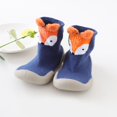 thumbnail image 1 of Zapatos de primeros pasos para bebé, niño pequeño, niño, niña, suela suave de goma, zapatos casuales descalzos, botines de punto antideslizantes, 1 of 4