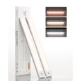 thumbnail image 1 of Luz Debajo del Gabinete 12" con Sensor de Movimiento, 81 LED, 3 Colores Regulables, Luz de Armario a Pilas y Recargable, Barra Magnética para Cocina y Pasillo – Paquete de 2, 1 of 7