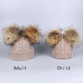 thumbnail image 2 of fastboy Woolen Childrens Beanie Hat Winter Essential For Keeping Warm Multiple Colors Available Wide Beige, 2 of 6