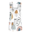 thumbnail image 4 of Puntoco Camisetas ajustadas para mujer Camiseta holgada cómoda con estampado de moda para mujer Top sin mangas, 4 of 5
