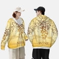 thumbnail image 4 of Fotbe Bunch of Grapes Chaqueta con Protección Solar UPF 50+ para Hombre y Mujer, Camisa con Capucha y Bolsillos-XX-Large, 4 of 7