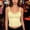 Yellow, variant on Women's Lace Trim Spaghetti Strap Cami Top Underwire Bust Support Sheer Slim Crop Tank Summer Vacation Layering Top Yellow