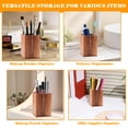 thumbnail image 5 of Ngardk Silverware Organizer, Acacia Utensil Holder, Utensil Organizer with Tray, Silverware Caddy, 13.0"X4.5"X4.5", Pack of 1, Natural Wood, 5 of 7