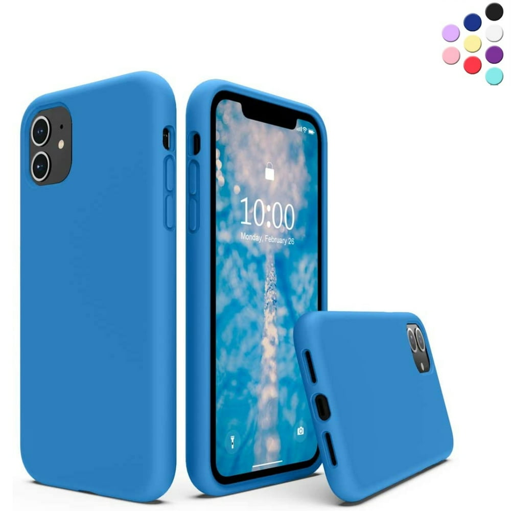 iPhone 11 Silicone Case {ShockAbsorbent; Bumper Soft TPU Cover Case