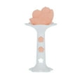 thumbnail image 5 of Nuby 2pk Silicone Fun Teether, Chick & Tuba Teether, Aqua & Peach, 5 of 9