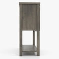 thumbnail image 2 of Coffee Bar Cabinet , Sideboard Buffet Storage Cabinet with Storage, Farmhouse Wine Bar Cabinet with Wine Glass Rack, Liquor Cabinet Bar for Home, Kitchen, Dining, Living Room,Grey, 2 of 8
