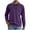 01-Purple, variant on Ecqkame Mens Summer Casual Shirts Fashion Long Sleeve Button Classic Solid Color Shirts Basic Turndown Collar Work Golf Shirts 02-Black XL