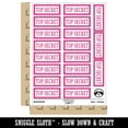 thumbnail image 2 of Top Secret Spy Document Sticker Set - Hot Pink - Matte Finish - 2.00" Large, 2 of 7