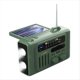thumbnail image 1 of Radio Solar Multifuncional con Manivela, Radio Portátil AM/FM/NOAA, Altavoz Bluetooth con Lámpara de Lectura LED para Exteriores D, 1 of 5