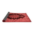 thumbnail image 2 of Ahgly Company Indoor Round Medallion Red Traditional Area Rugs, 6' Round, 2 of 4