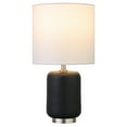 thumbnail image 5 of Evelyn&Zoe 15" Modern/Contemporary Mini Lamp with White Drum Linen Shade, 5 of 7