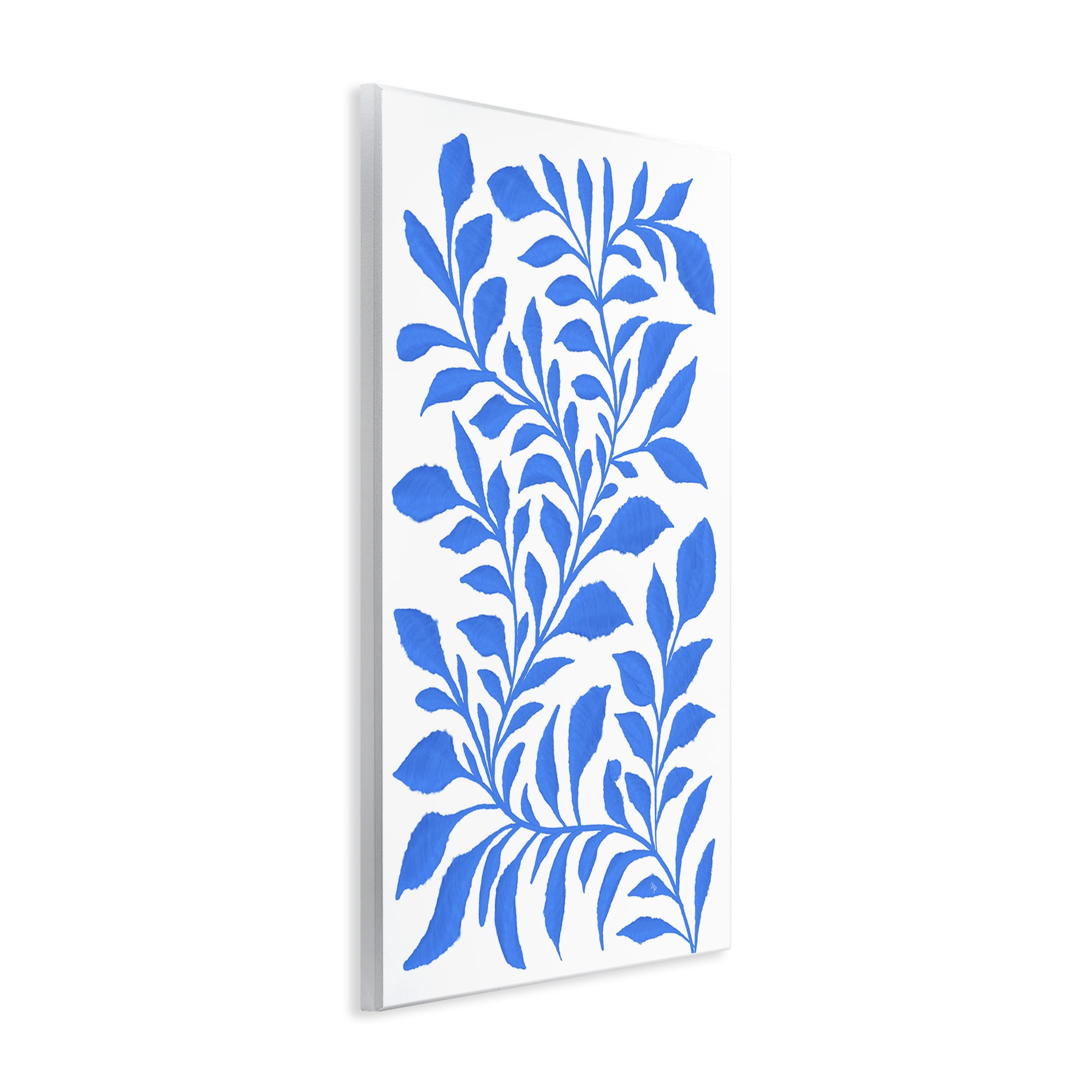 Stupell Industries Blue Snake Plant Botanical & Floral Painting Unframed Art Print Wall Art, 10 x 15