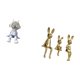 thumbnail image 5 of Escultura Familiar De Conejo Explorador, Estatua De Astronauta Nórdico, Figura Decorativa Para Estantería, Sala De Estar, Escritorio, Mesa, Centro De Mesa, Decoración Del Hogar, 5 of 8