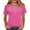 #03Hot Pink, variant on Women's Relaxed Fit Short Sleeve V Neck Henley Tops Button Front Casual T Shirts Everyday Outfit Tees for Work From Home Coffee Run Grocery Shopping Yellow L
