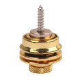 thumbnail image 3 of 1 Pieza de Bloqueo de Correa de Guitarra Eléctrica Plana Dorada para Accesorios de Piezas de Guitarra Yuyangstore Bloqueo de la correa de la guitarra eléctrica, 3 of 6