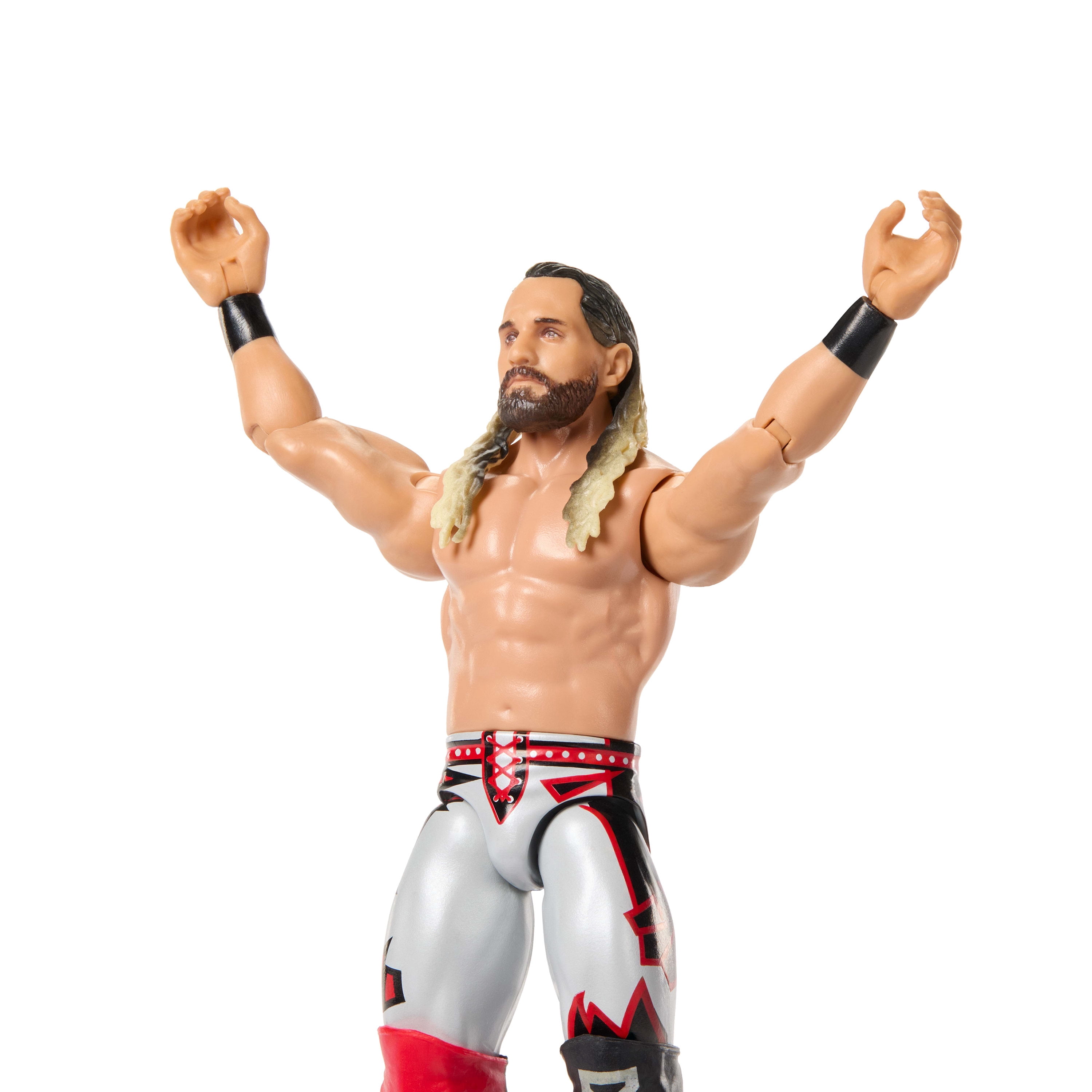 WWE Seth Rollins Action Figure, Main Event Series #163, 6-inch Collectible with Articulation