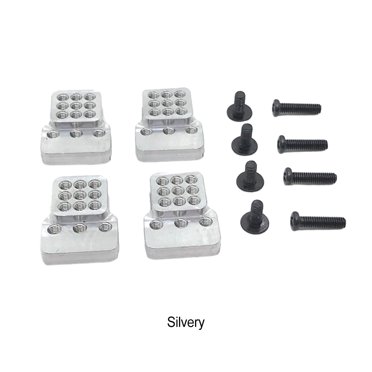 VONKY Metal RC Car Upgrade Shock Mount Lift Kit For WPL 1/16 C14 C24 RC Car Upgrade Shock Mount Metal Shock Absorber Support titanium