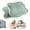 Green, variant on SweetLux NEW YORK Cervical Memory Foam Neck Pillow for Neck and Shoulder Pain Relief, (Green/White)