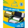 thumbnail image 2 of Vacuum Sealer Rolls - 11" X 25' (4 Pack  100ft) Heavy-duty 33% Thicker Works With Foodsaver Weston Anova & More Food Storage Sous Vide Freezer Microwave Boil Safe, 2 of 8
