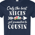 thumbnail image 4 of Inktastic Only the Best Nieces Get Promoted to Cousin T-Shirt, 4 of 5