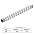 thumbnail image 3 of Uxcell Stainless Steel Pipe Fitting G1/2 Male to G1/2 Male Thread 200mm Length, 3 of 5