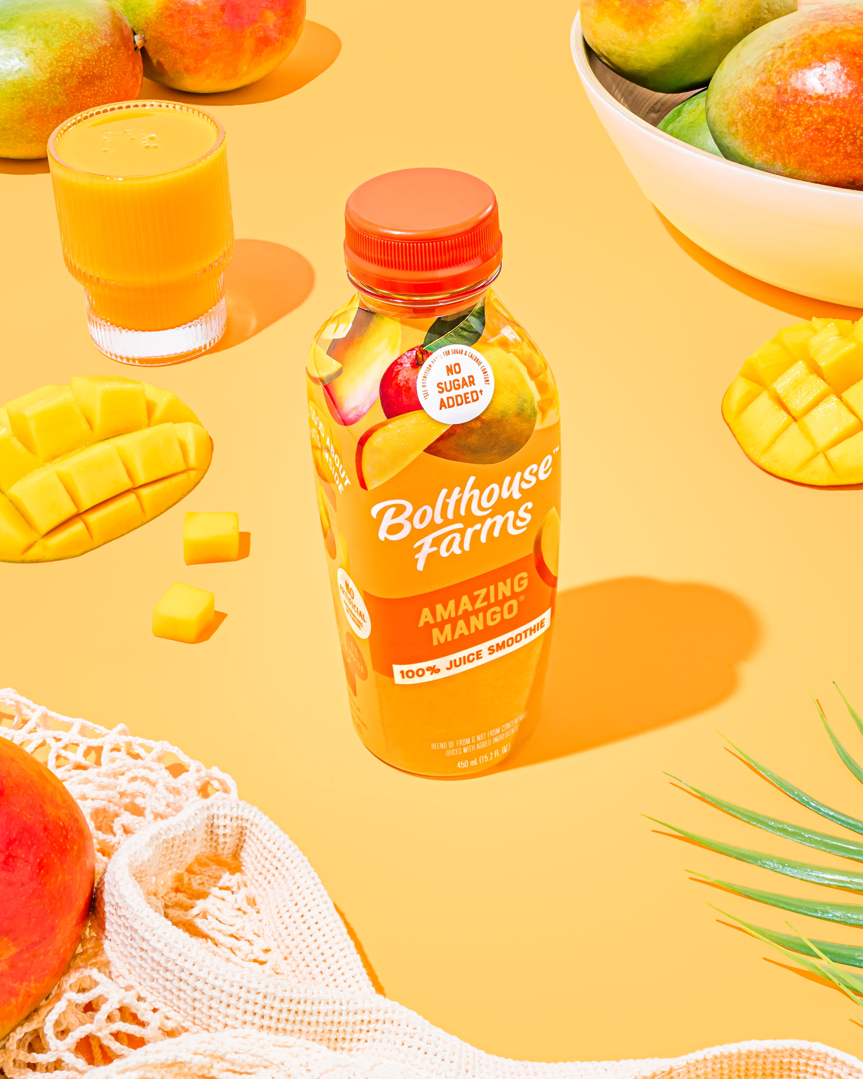 Bolthouse Farms Fruit Juice Smoothie, Amazing Mango, 15.2 fl. oz. Bottle