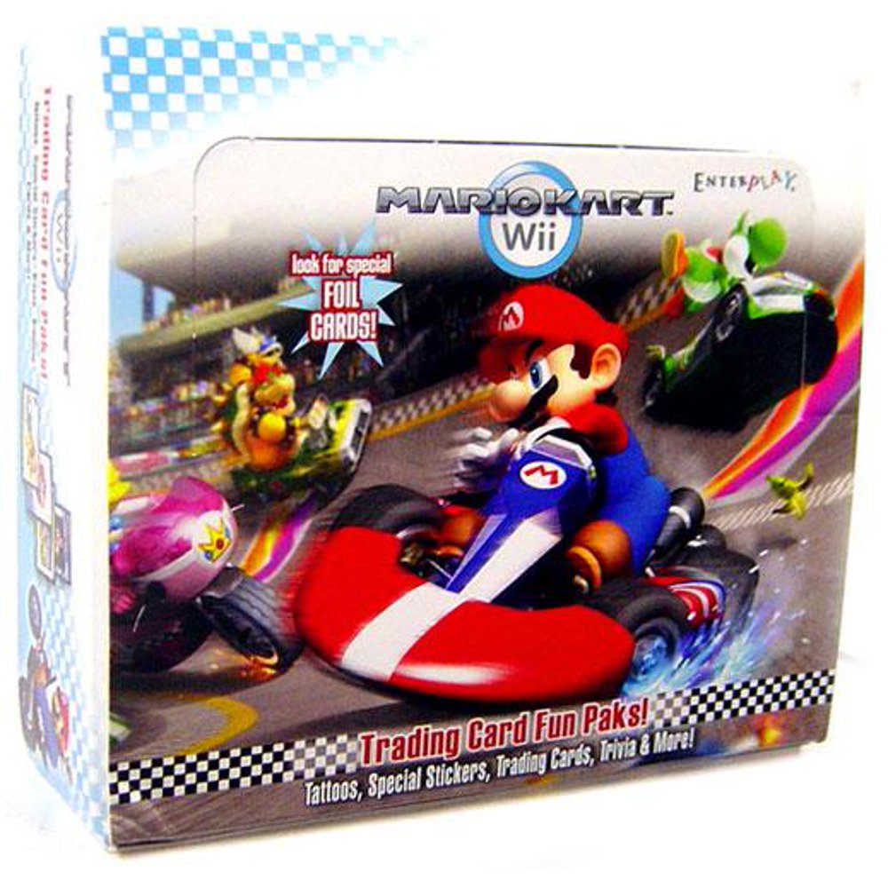 Super Mario Mario Kart Wii Trading Card Box